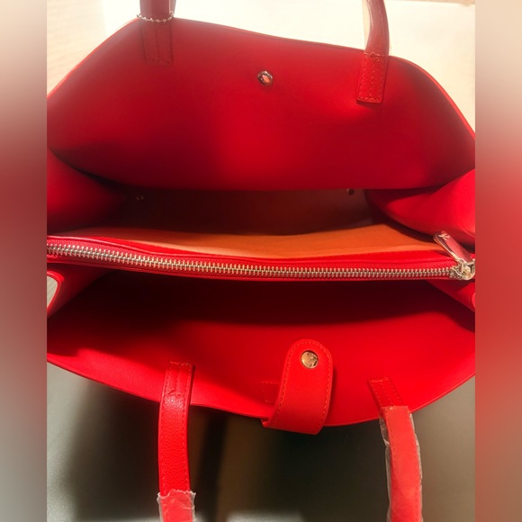 DIANA &. CO FIRENZE Red Vegan Leather Handbag - Picture 7 of 8
